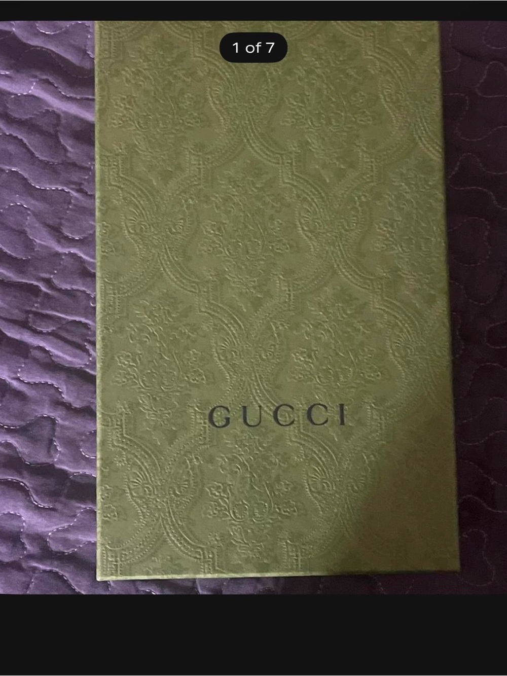 Gucci Olive Green Sunglasses Accessory Box